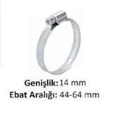 Metal Hortum Kelepçesi 44-64