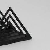 Metal Masa Üstü Sofra Dekoratif Siyah Peçetelik Minimalist Model
