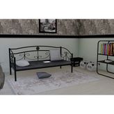 Metalia Delux Ferforje Sofa Sedir Siyah (Minderli) - 90 x 184 cm