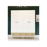 Metalia GM 414 4 Kapılı 2 Çekmeceli Gardrop