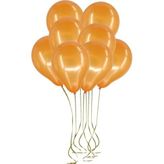 Metalik Açık Turuncu Balon 10'lu M123