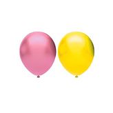 Metalik Balon Seti 50 Adet ( Pembe, Sarı)