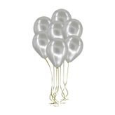 Metalik Gümüş Balon 10'lu M128