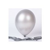 Metalik Gümüş Balon 25'li