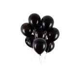 Metalik Siyah Balon 100 Adet