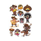 Mexican Sticker Set -1 10 Parça Telefon, Tablet, Defter, Laptop Sticker