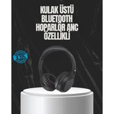 Mey İthalat® Katlanabilir Usb-C Şarjlı Bluetooth Kulaklık