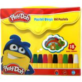Mey İthalat® Play-Doh Çantalı 18'Li Pastel Boya