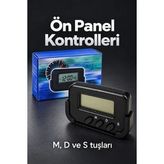 Mey İthalat® Takvim Özellikli Araç İçi Saat Alarmlı Dijital Gösterge