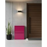 Meyora 2'li Metal Ayakkabılık - Pembe