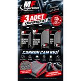 MF SuperClean KARBON - CARBON CAM BEZİ - 3'LÜ PAKET