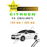 MFK Citroen C4 (2012-2017) Araca Özel Silecek Ön Iki