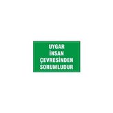 MFK TR076 Trafik Ikaz Levhası Evelux - Kırmızı