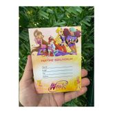 MFM Winx Temalı Davetiye 10 Adet