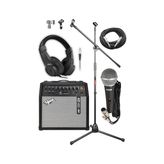 Mga-50-Pak Elektro Gitar Amfisi 50 W USB Bluetooth Şarjlı 4 Girişli - Çok Renkli