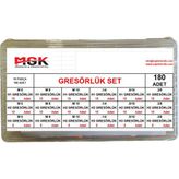 Mgk Gresörlük Seti (180 Adet) - Antik - Gümüş