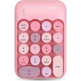 Mi7a Kablosuz Wıreless Numeric Keypad 18 Tuşlu Sayısal Klavye Numpad - Pembe