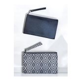 Mia Belt Portföy Çanta 2'li Paket Siyah Ve Kilim Desen Ebat: 15*23 cm
