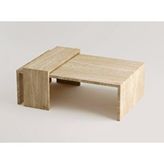 MIARIK DESIGN Kenyon -Traverten Düz Tabla Orta Sehpa