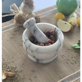 Miarik Design Leylak Mermer Havan