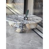 Miarik Design Mermer Top Ayak Orta Sehpa - abc