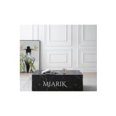 MIARIK DESIGN Siyah Toros Mermer Küp Orta Sehpa