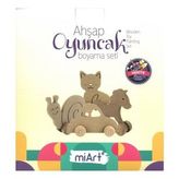 MİART AHŞAP OYUNCAK BOYAMA SETİ 04 TREN