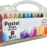 Miart Pastel Boya 12 Renk Çantalı