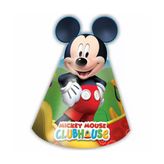 Mickey Mouse Parti Şapkası 6 Adet