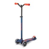 Micro Maxi Deluxe Pro LED 3 Tekerli Işıklı Navy Red Çocuk Scooter