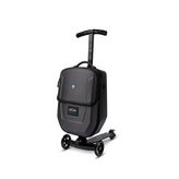 Micro Ride On 4.0 Bagaj Çantalı Katlanabilir Ayarlanabilir Gidonlu 3 Tekerlekli Yetişkin Scooter - Siyah