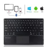 Microcase AL2746 Siyah Tablet ve Telefonlar İçin Şarjlı Touchpadli Türkçe Bluetooth Klavye
