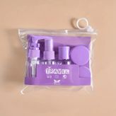 Microcase Doldurulabilir Kaplar Seyahat Banyo Seti 6 Parça - AL5110 (MOR)