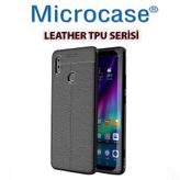 Microcase Huawei Honor 10 Leather Silikon Kılıf