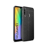 Microcase Huawei P40 Lite E / Y7P Leather Tpu Silikon Kılıf - Siyah