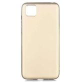 Microcase Huawei Y5P Premium Matte Silikon Kılıf - Gold