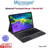 Microcase İpad Pro 11 2020 Bluetooth Touchpad Klavye + Standlı Kılıf - Bkk5