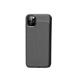 Microcase iPhone 11 Pro Max Leather Tpu Silikon Kılıf - Siyah