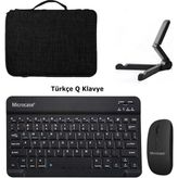 Microcase Lenovo Siyah Smart Paper ZAC00011TR Bluetooth Klavye+Mouse+Tablet Standı