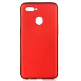 Microcase Oppo A12 Premium Matte Silikon Kılıf - Kırmızı