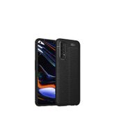 Microcase Oppo Realme 7 Leather Tpu Silikon Kılıf - Siyah