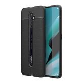 Microcase Oppo Reno 2Z Leather Tpu Silikon Kılıf - Siyah
