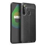 Microcase Realme 6i Leather Tpu Silikon Kılıf - Siyah