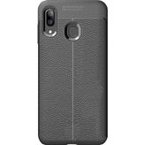 Microcase Samsung Galaxy A20 Leather Tpu Silikon Kılıf