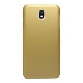 Microcase Samsung Galaxy C8 Premium Silikon Tempered Cam + Altın Kılıf