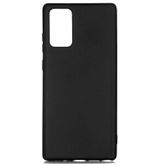 Microcase Samsung Galaxy Note 20 Premium Matte Silikon Kılıf - Siyah
