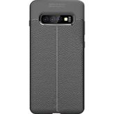 Microcase Samsung Galaxy S10 Leather Tpu Silikon Kılıf