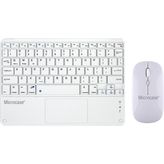 Microcase Tablet ve Telefonlar Için Bluetooth Touchpad Klavye ve Mouse Set - AL3560 - Beyaz