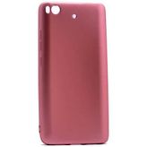 Microcase Xiaomi Mi 5S Premium Mat Silikon Tempered Cam + Pembe Kılıf
