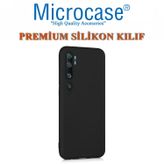 Microcase Xiaomi Mi Note 10 - Mi Note 10 Pro Premium Matte Silikon Kılıf - Siyah